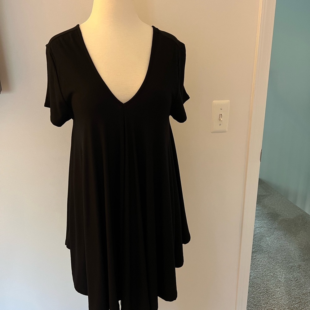 Short Sleeve Black Tunic